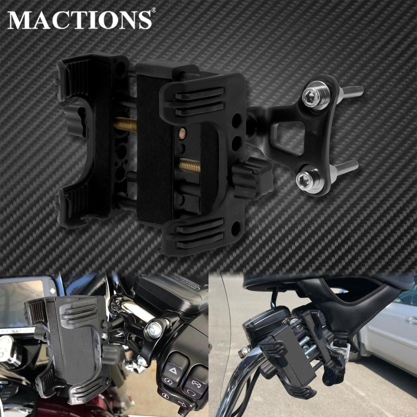 Suporte Universal para Celular para Guidão Suporte de Dispositivo Celular para Harley Touring Sportster Dyna Softail V-Rod