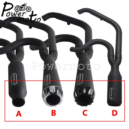 Motorbike Exhaust Pipes Exhaust Baffle Muffler For Harley M8 Softail Low Rider S T Fat Street Bob Standard Slim Deluxe 2018-2025