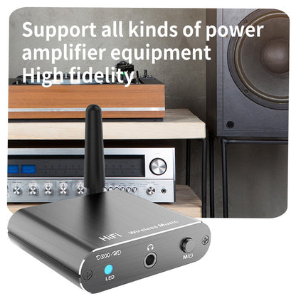 CSR Wireless Receiver APTX-HD BT 5.2 HiFi Stereo Audio Adapter Support Coaxial Optical Fiber aptX-LL For Headphone TV Amplifier
