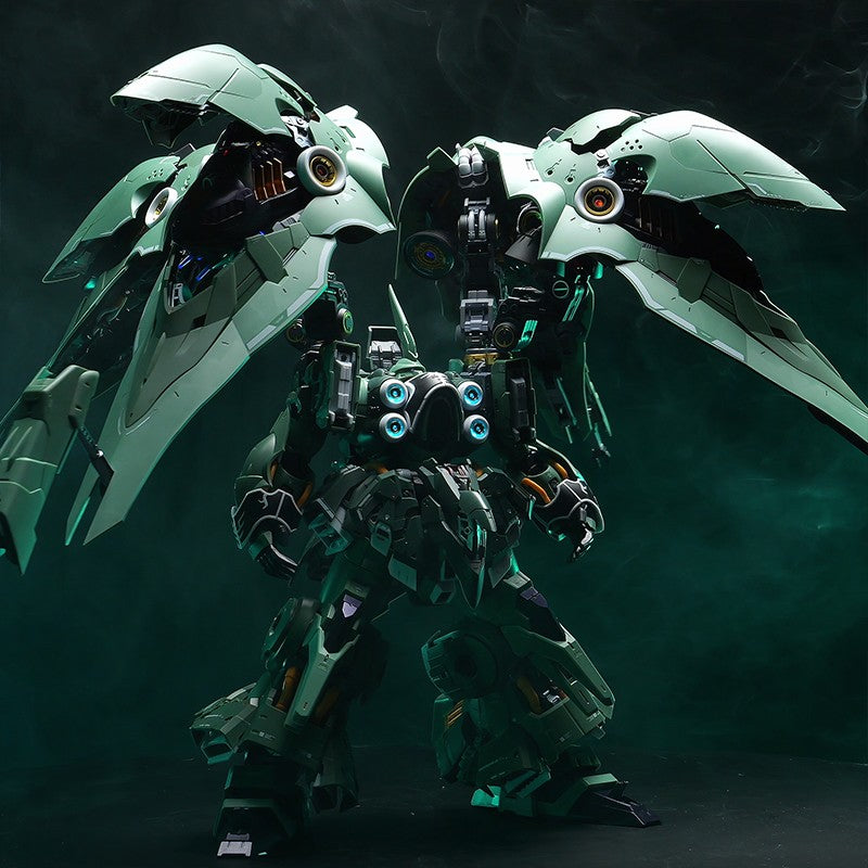 NOVA 1/100 AXIS MODEL WORKS Kshatriya Osirisaerial Dominator Action Figure Lâmpada Luminosa Montada Gk Figure Modelo Colecionável