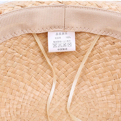 Sun Hat Visor With A Wide Brim Women Summer Beach holiday Ladies Raffia Straw Hat Fringe Fashion Women'S Beach Hats Gorra Hombre