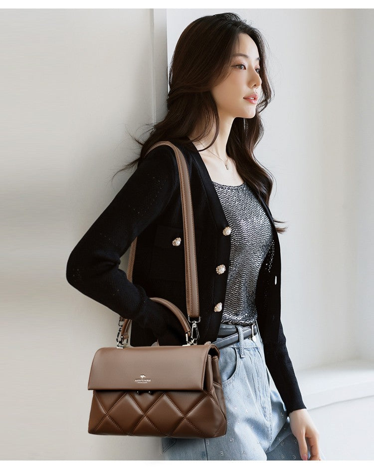 Women's Bag New Trend Korean Handbags Designer Luxury Brand Ladies Shoulder Bags Soft Leather Fashion Versatile Crossbody Bags