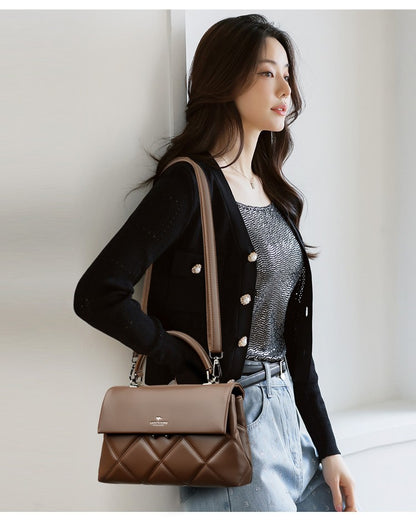Women's Bag New Trend Korean Handbags Designer Luxury Brand Ladies Shoulder Bags Soft Leather Fashion Versatile Crossbody Bags