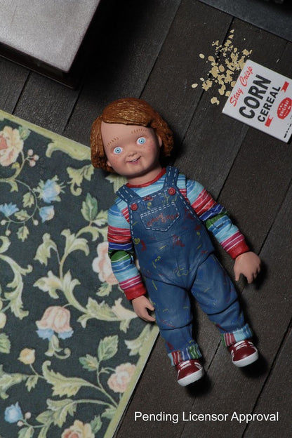 Genuine Real Original Halloween NECA GOOD GUYS CHUCKY Horror Doll PVC Figure Collectible Model Toy 10cm