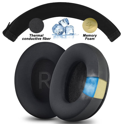 Replacement Foam Ear Pads for HyperX Cloud 123 Alpha, II,III,Stinger,Silver,Core,X,S,Pro Headphones memory foam Earpads Protein