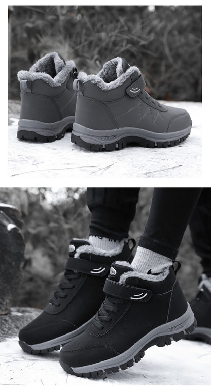Winter Velvet Men's Shoes Hiking Sneaker Casual Snow Boots Waterproof Warm Men Boots Outdoor Male Trekking Sneaker Botas Zapatos