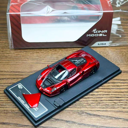 Rei Modelo 1:64 Edição Enzo Figura Simulação Liga Abre-Tampa Miniatura Die-Cast Carro Modelo Personalizado Brinquedos Presente Ornamento Colecionável