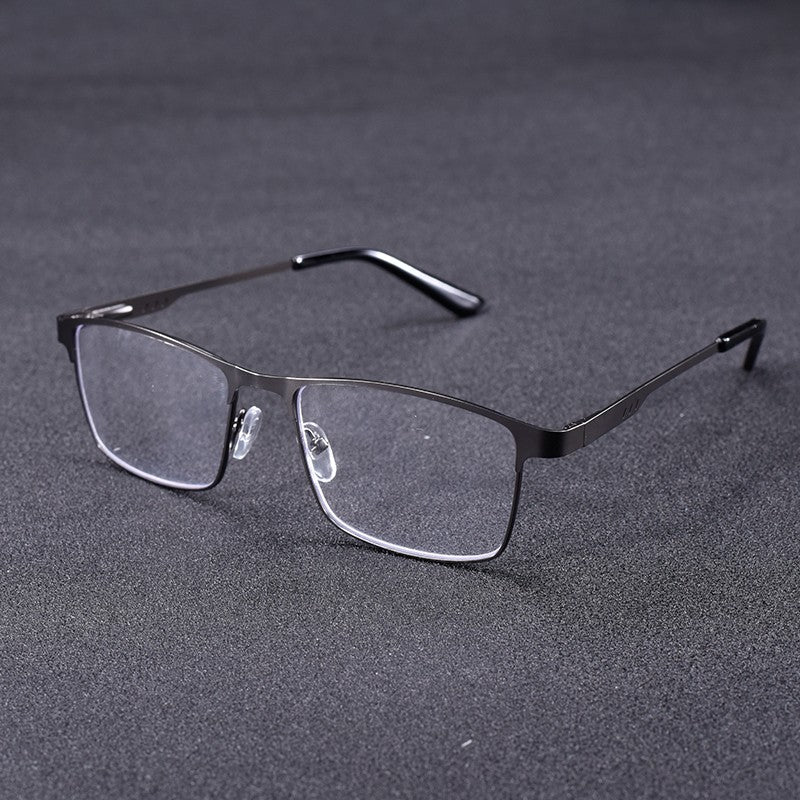 High Quality Stainless steel Reading Glasses Men Women Fashion Presbyopic Eyeglasses Business Hyperopia Anti Blue Light Eyewear1
