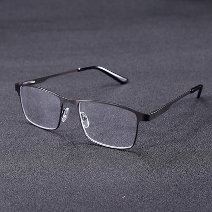 High Quality Stainless steel Reading Glasses Men Women Fashion Presbyopic Eyeglasses Business Hyperopia Anti Blue Light Eyewear1