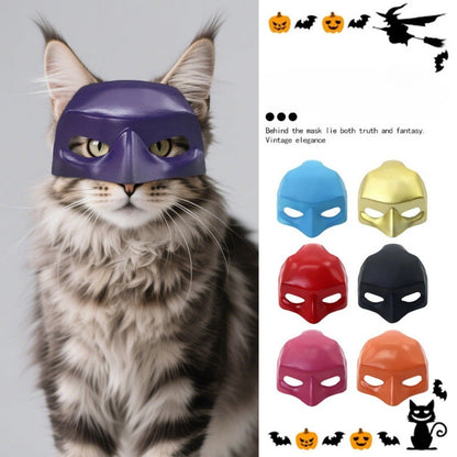 Máscara de Gato Morcego Preta de Halloween Máscara de Morcego Fosca Fofa Brinquedos Pet Legais para Gato Máscaras de Cosplay Engraçadas para Pet Acessórios para Fotos de Pet