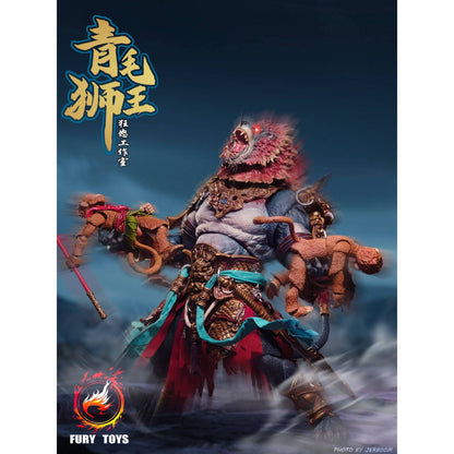 Fury Toys AZURE LION DEMON 1/12 KINGS AT LION CAMEL RIDGE Kit Boneco de Ação Versão Clássica Dourada Coleção Modelo Hobby Presentes