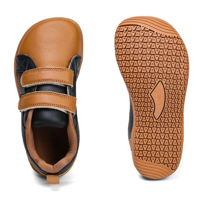 Boys Girls Casual Shoes Kids Wide Toe Barefoot Sneakers Youth Lightweight  Artificial Leather Walking Flats Skate Non Slip