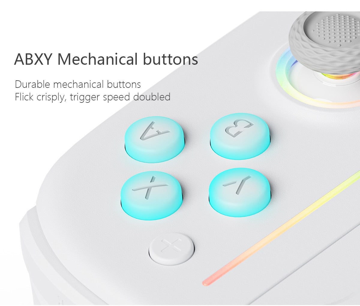 LinYuvo Wireless Switch Controller KS52 for Nintendo NS/OLED,Wireless Joypad Controller with Adjustable Vibration&Large Battery