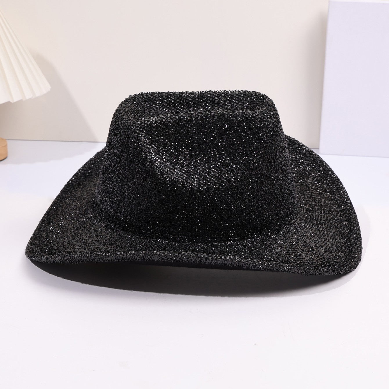 Fashionable gold party cool jazz hat sequins for boys and girls performing ball top hat personalized cowboy hat