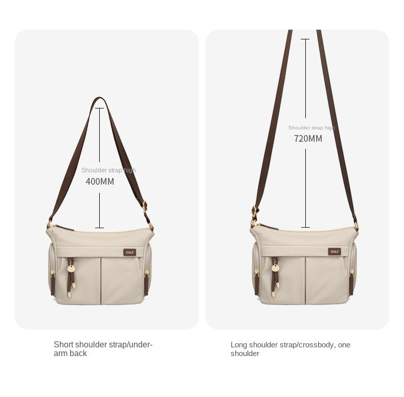 GOLF Crossbody Women's Bag Nylon Shoulder Bag Lady Bucket Mini Cross Body Purse Handbag New Fashion Garden Bag Women shoulder ba