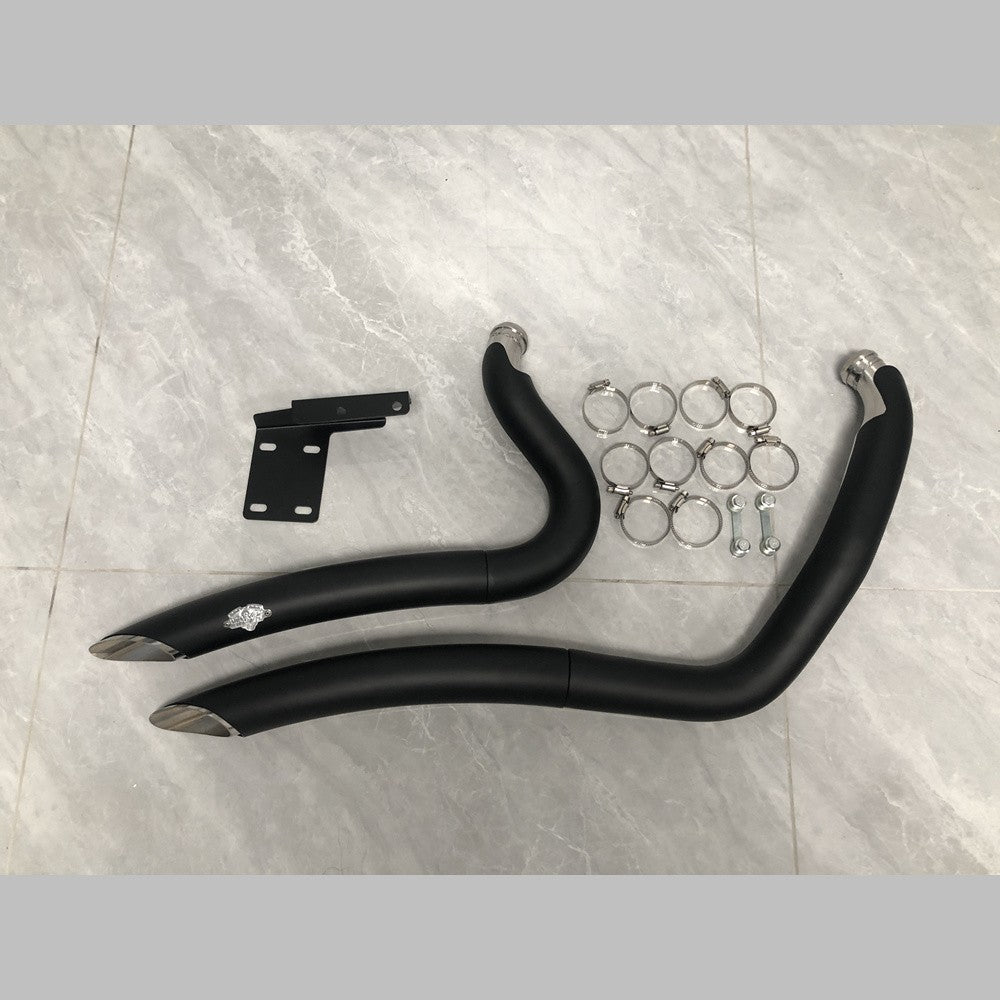 Motorcycle V&H Exhaust System Muffler Exhaust Pipe For Harley Dyna Street Bob Fat Bob Wide Glide Super Glide Low Rider 06-17