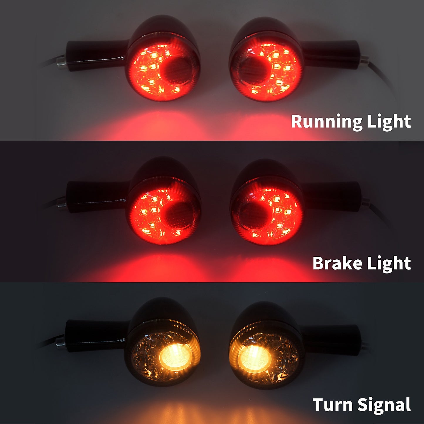 Luz Indicadora Traseira de LED Sinais de Curva de Moto Freio Luzes Traseiras para Harley Sportster XL883 XL1200 Iron 883 48 1992 em Diante