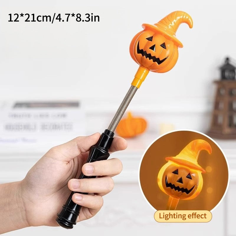 Halloween Pumpkin Hand Shaker Halloween Party Favor Gifts Halloween Glowing Hand Shaker Decor Mexico Day of The Dead Party Gifts