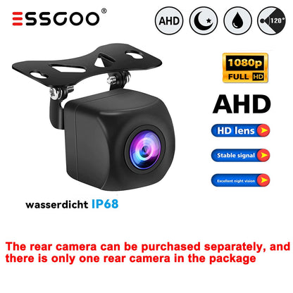 ESSGOO 10.1 Inch 4+64GB Rotatable IPS Touchscreen Single 1 DIN Car Stereo Wireless Apple Carplay Android Auto FM Bluetooth GPS