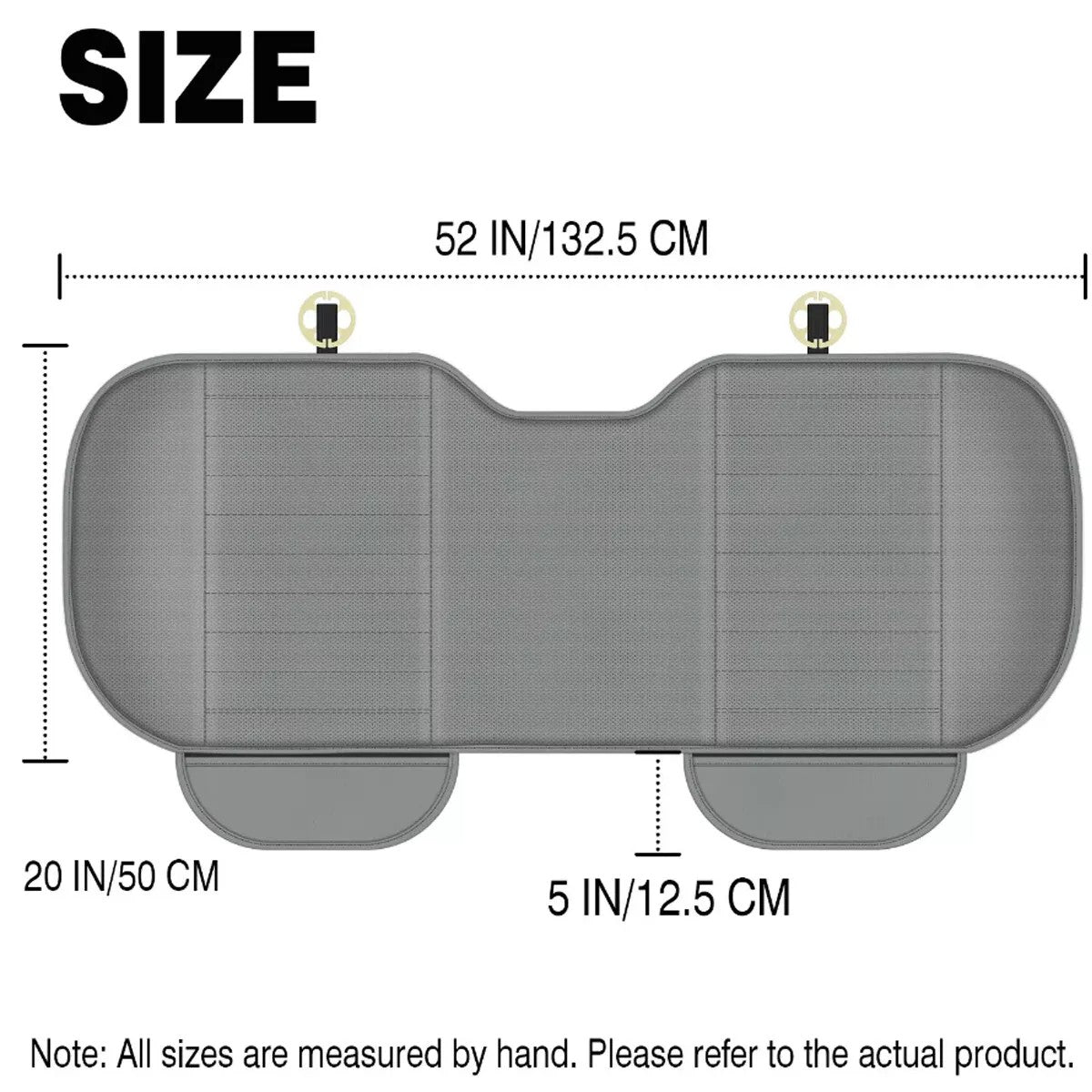 Capa para Assento de Carro de Couro PU Almofada Universal para Assento de Veículo Tapete Protetor Antiderrapante para Cadeira Superfície Impermeável e à Prova de Suor