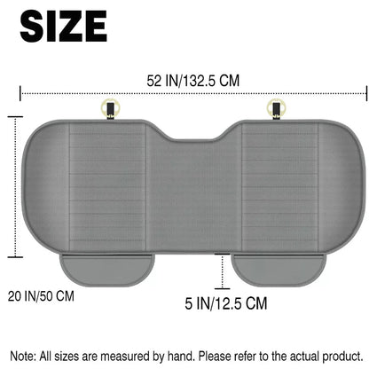 Capa para Assento de Carro de Couro PU Almofada Universal para Assento de Veículo Tapete Protetor Antiderrapante para Cadeira Superfície Impermeável e à Prova de Suor