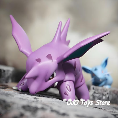 Anime Pokémon Figura Nidoqueen E Nidoking Bonecos De Ação Brinquedos De Modelo De Coleção De PVC Para Presentes Infantis 2-6cm