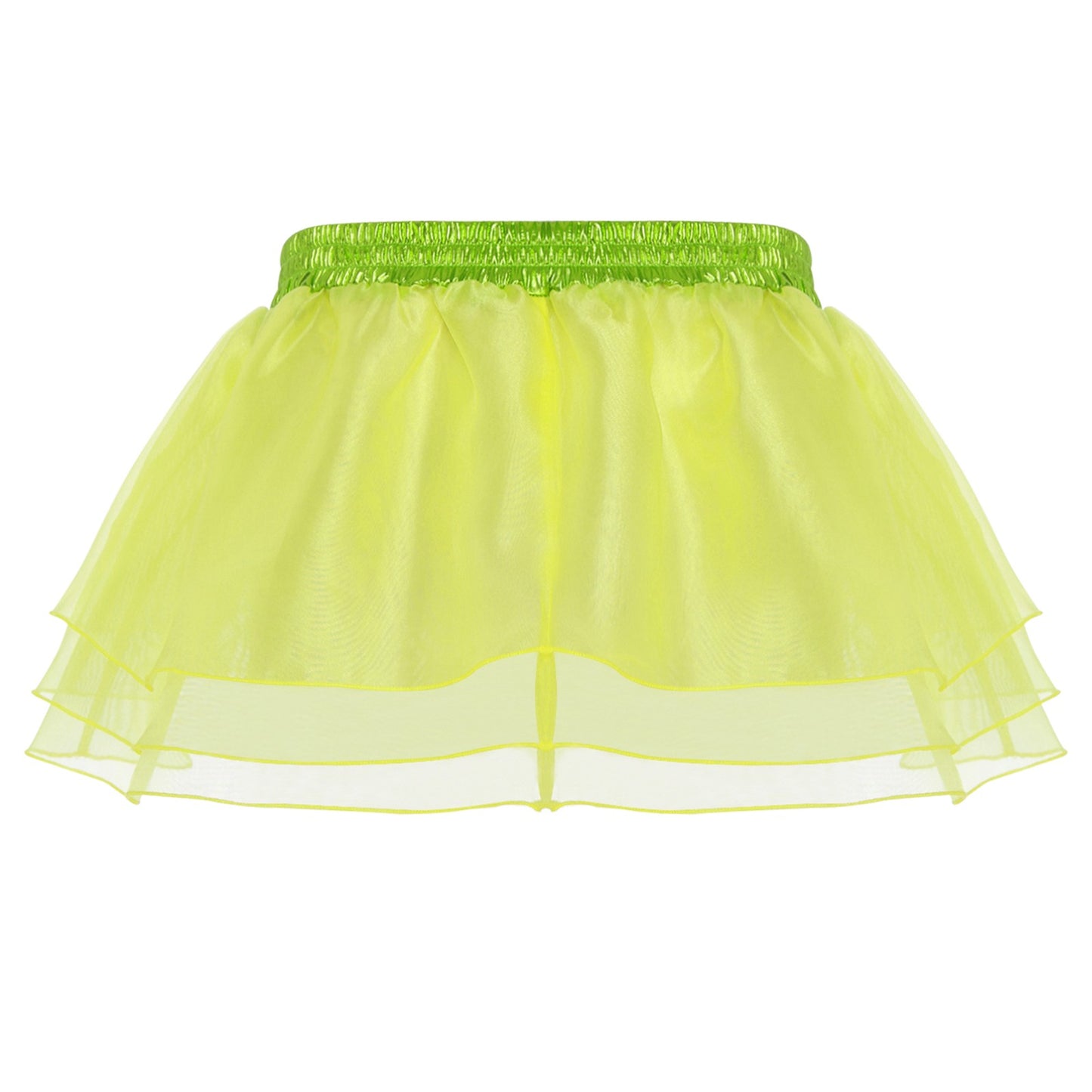 Womens Tiered A-line Pleated Short Skirt Shiny Glitter Skirt for Rave Festival Pole Dance Bar Party Skirt Night Club Costume