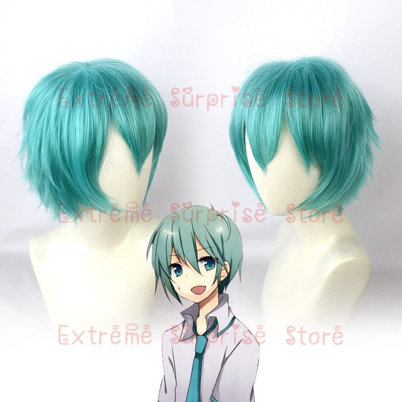 Female Miku Cosplay Wig 110cm Long Short Male Mikuo Cosplay Wig Heat Resistant Synthetic Wig Headwear Props
