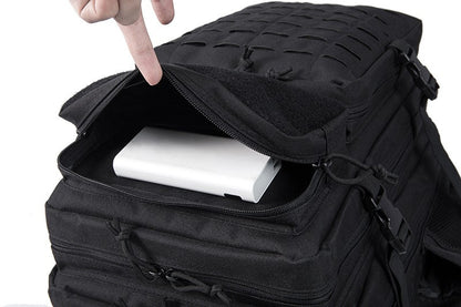 Mochila Tática 45L survival Bag Hunting MOLLE Backpack GYM Para Homens EDC Outdoor Hiking Rucksack com Suporte para Garrafa