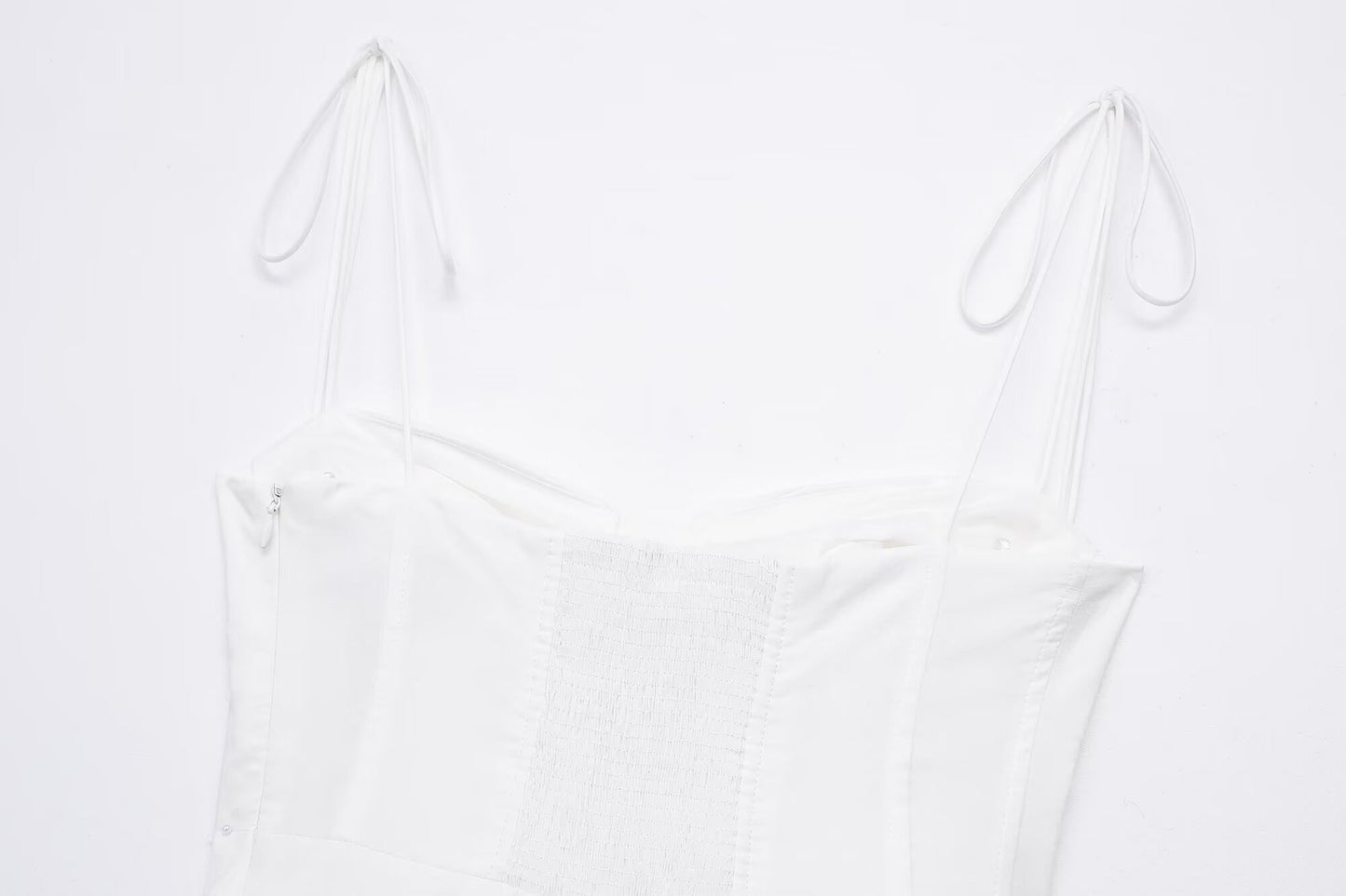 TFMLN New Elegant Women's Tierred Long Dress Summer Classic Fashion Solid Side Zipper Dresses High-Waist A-line Party Soft Dress