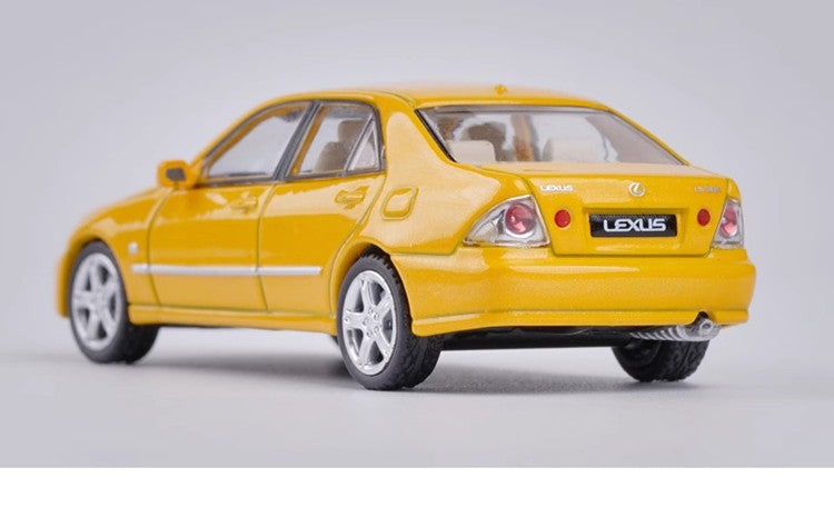 Modelo de Carro LEXUS IS300 1:64 em Liga Fundida, Veículos Clássicos de Metal, Modelo de Carro de Alta Simulação em Miniatura, Coleção em Escala, Presentes para Crianças