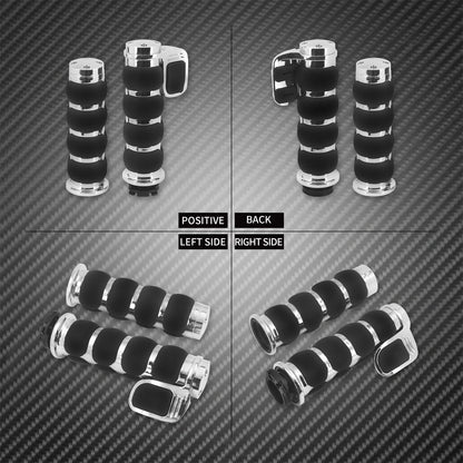 1" Motorcycle Hand Grips 25mm Handlebar Handle Bar For Harley Touring FLHR Softail Fat Boy Sportster XL 883 1200 Dyna For Honda