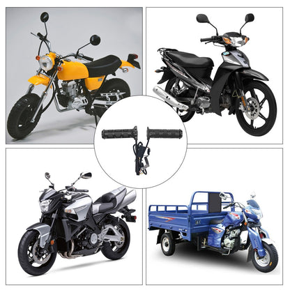 Manopla Aquecida para Motocicleta 22mm, Punho Universal Aquecido para Moto, Manoplas Elétricas Aquecidas, Punho Aquecido para Motocicleta no Inverno