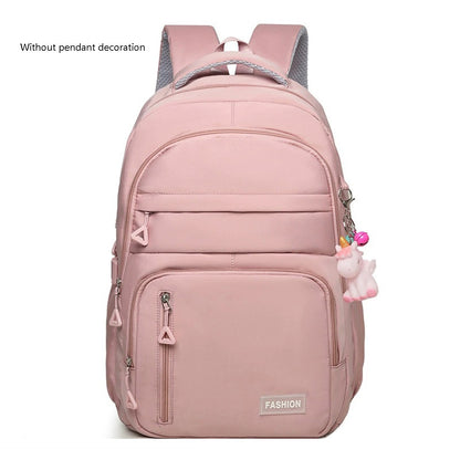 Large-capacity college students lightweight spine bag, outdoor sports travel lovers backpack, with computer pocket inside