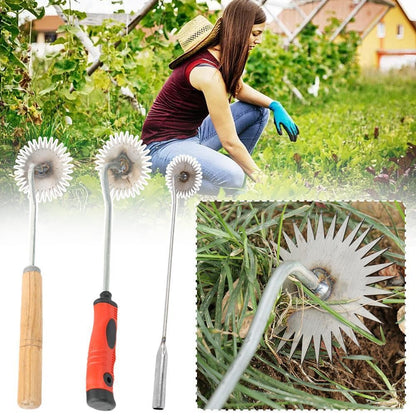 Weeding Tool Root Rake Small Handheld Garden Fork For Digging Loosening Soil & Removing Weeds Gardening Tool For Herb Harvesting