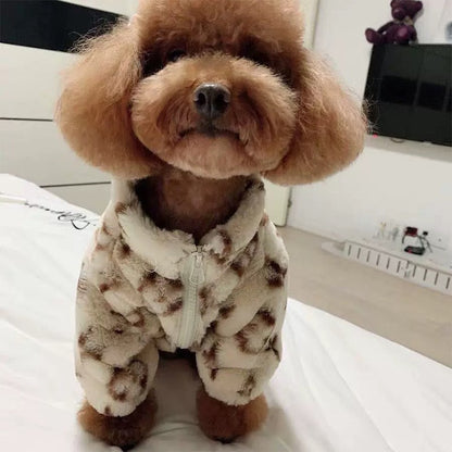 Roupas para Gatos e Cães, Outono Inverno, Macias, Desenho Animado, Pet Quente, Espessamento, Roupas Fofas Térmicas para Cães, Casaco de Pelúcia Moderno para Cães, Artigos para Animais de Estimação