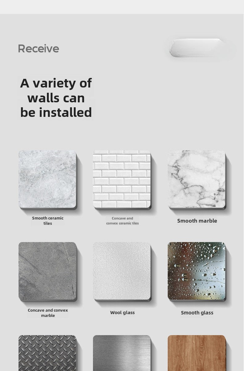 Toilet storage rack, non perforated washbasin, light luxury bathroom, wall mounted toilet, toilet wall storage rack