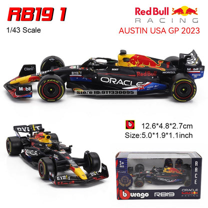 Bburago 1:43 F1 Aston Martin Aramco F1 Team AMR23 2023 #14 Alonso #18 Stroll Carro de Liga Metálica Modelo Fundido Colecionável