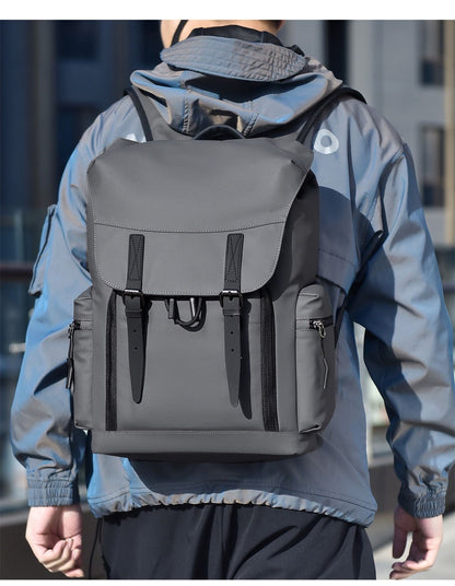 Mochila Escolar Nova 2025 para Laptop de 15.6 polegadas Material Impermeável Mochila para Viagem de Negócios Trabalho Casual Festa Masculina