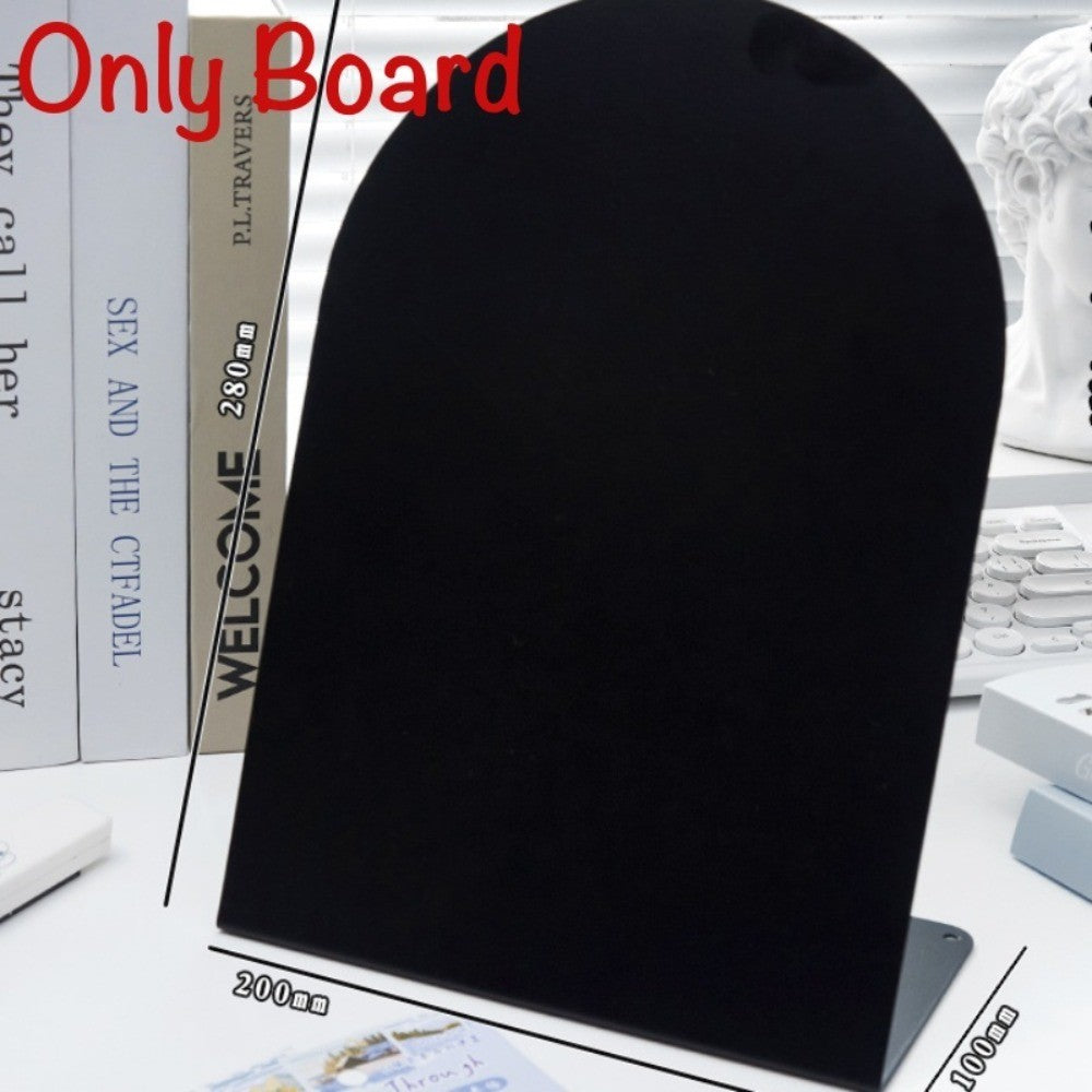 Creative Large Capacity Desktop Message Board Vertical Curved Storage Board Note Board Office Home Desktop Ornament