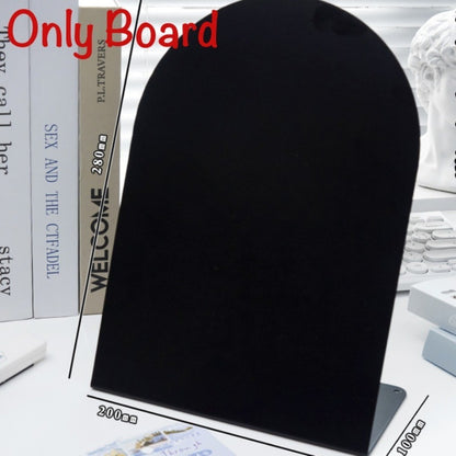 Creative Large Capacity Desktop Message Board Vertical Curved Storage Board Note Board Office Home Desktop Ornament