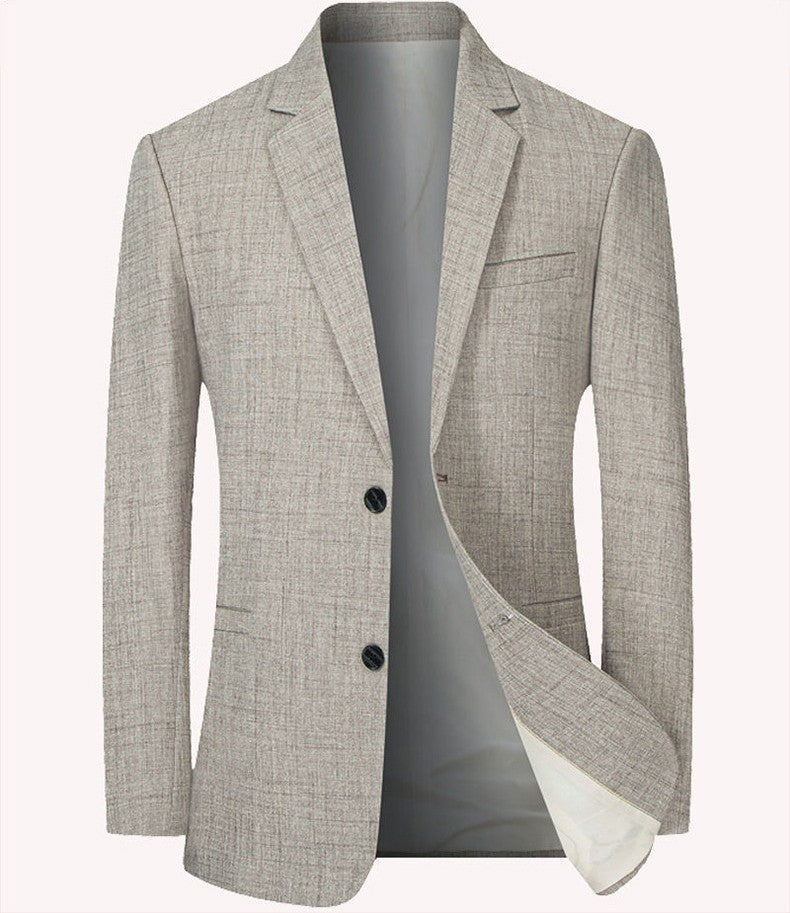 2025 New Men's Suit Jacket Thin Blazers Spring Autumn Solid Business Casual Suit Jacket Men Clothing  Blazer Hombre Coats