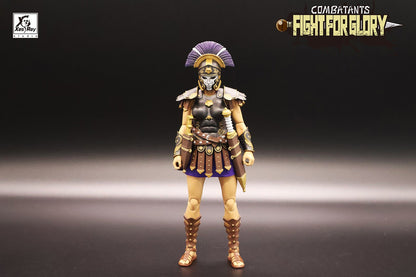 [Pré-Venda] XesRay Fight For Glory 1/12 Action Figure Combatants Wave 6 Cassia Berenice Medocus o Trácio Modelo de Anime Para Presente