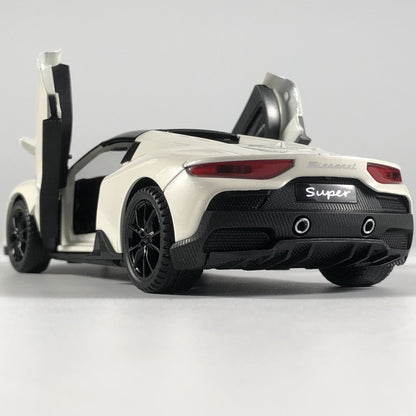 1:32 Maserati MC20 Supercar Alloy Diecast Model Car Boy’s High Simulation Miniature Holiday Present & Home Trendy Ornament Toys