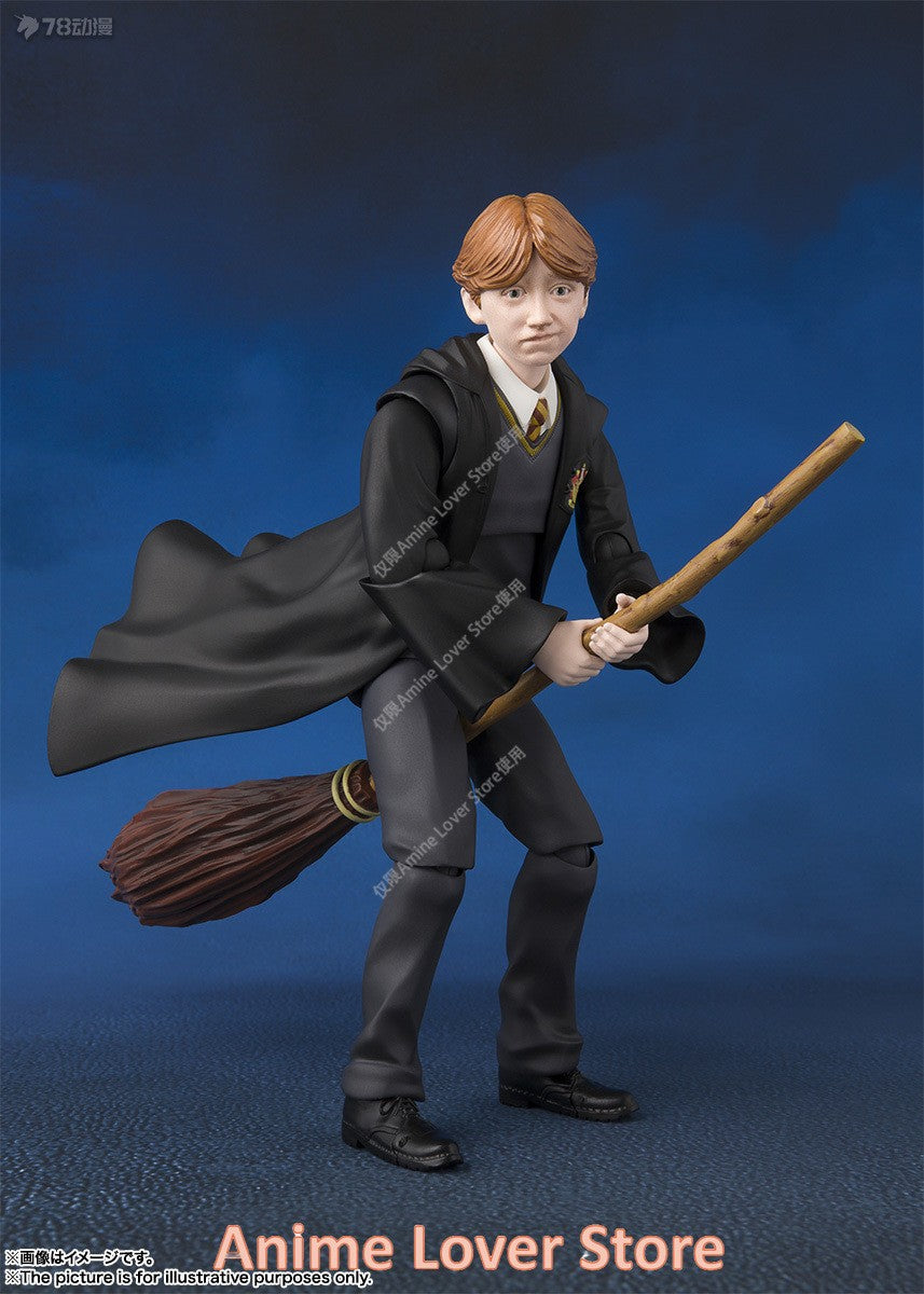 Em estoque 100% Bandai Original S.H.Figuarts SHF Harry Potter Ron Weasley Hermione Jean Granger Severus Snape Bonecos Anime Brinquedo