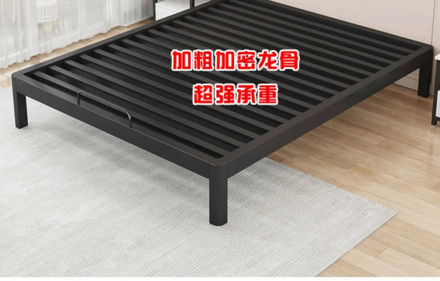 Bedroom Minimalist Bed Frame King Size Metal Hotel Double Bed Frame Modern Lounge Cama Matrimonio Multifuncional Furniture