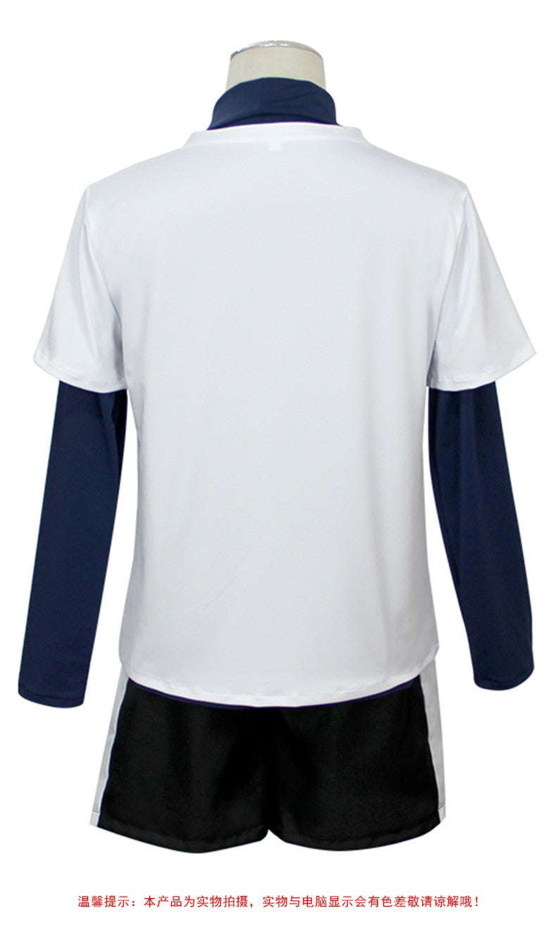 ?Wetrose?In Stock Killua Zoldyck Cosplay Costume Hunter × X Hantaa Kirua Zaoldyeck T Shirt Full Set Wig Halloween Xmas New