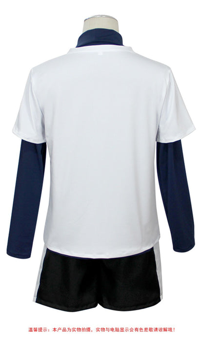?Wetrose?In Stock Killua Zoldyck Cosplay Costume Hunter × X Hantaa Kirua Zaoldyeck T Shirt Full Set Wig Halloween Xmas New