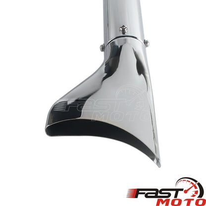 Motorcycle Fishtail Exhaust Muffler For Harley Softail Deluxe EFI FLSTNI Deuce FXSTDI Heritage Classic Engine Exhaust System