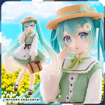 20CM Original Taito Fashion Hatsune Miku País Anime Boneco Brinquedos Figura de Ação PVC Modelo Coleção Boneca Presentes de Aniversário